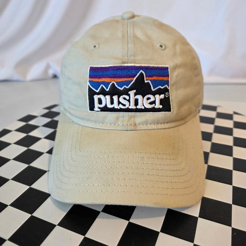New Era Pusher Patagonia Parody Logo Khaki Hat 9TWENTY‎ Strapback
